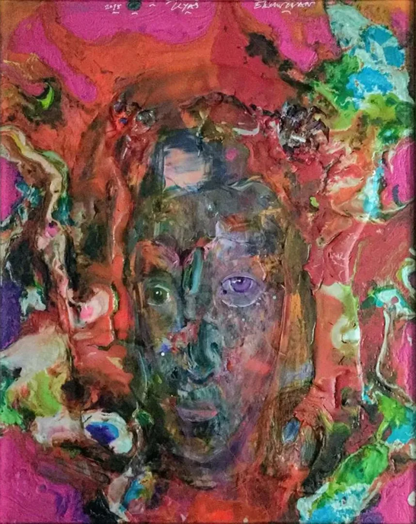 yakınlaştır "isimsiz" eseri ERGİN İNAN tarafından 2018 yılında 50x40 cm ölçülerinde Ahşap üzeri karışık teknik tekniği ile yapılmıştır.