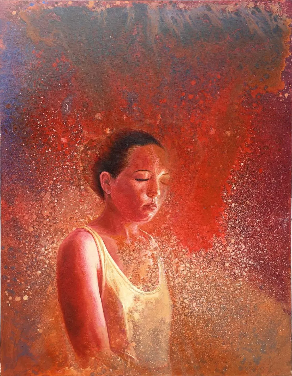 "isimsiz" eseri ZAFER MALKOÇ tarafından 116x89 cm ölçülerinde Tuval üzeri yağlı boya tekniği ile yapılmıştır.