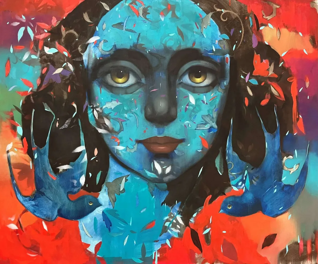 SEMA ÖCAL — “İsimsiz”, 2023 "İsimsiz" eseri SEMA ÖCAL tarafından 2023 yılında 100x120 cm ölçülerinde Tuval üzeri yağlı boya tekniği ile yapılmıştır.