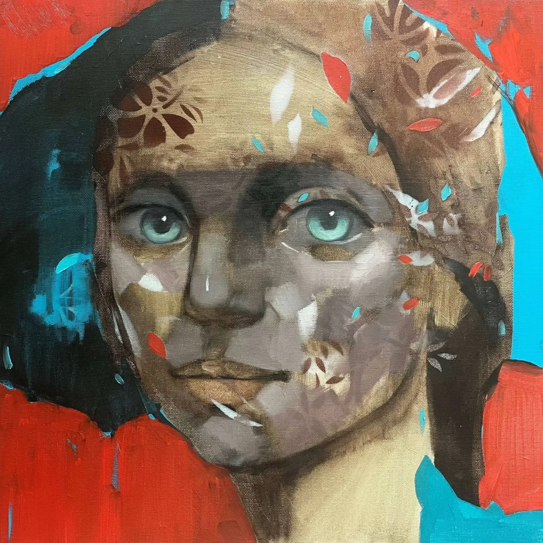 SEMA ÖCAL — “İsimsiz”, 2023 "İsimsiz" eseri SEMA ÖCAL tarafından 2023 yılında 40x40 cm ölçülerinde Tuval üzeri yağlı boya tekniği ile yapılmıştır.