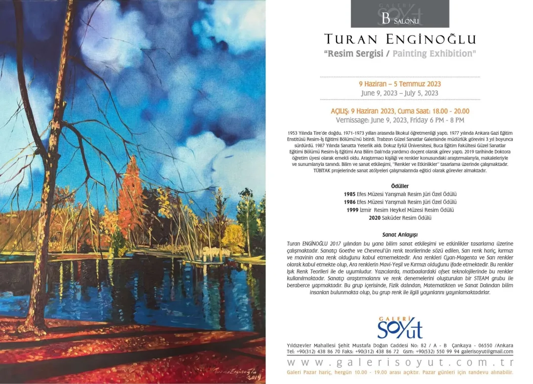 TURAN ENGİNOĞLU — sergiden görünüm