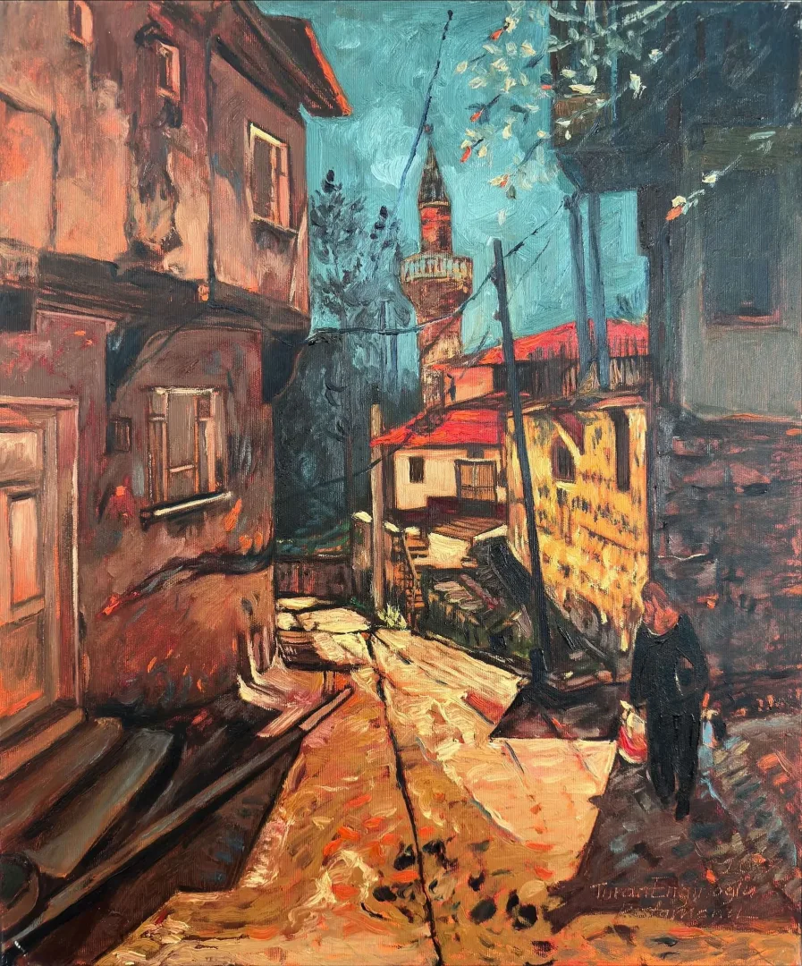 yakınlaştır "kastamonu" eseri TURAN ENGİNOĞLU tarafından 2017 yılında 60x50 cm ölçülerinde Tuval üzeri yağlı boya tekniği ile yapılmıştır.