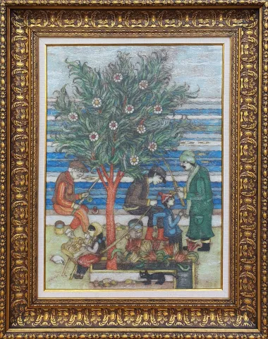 NURİ ABAÇ — “İsimsiz” "İsimsiz" eseri NURİ ABAÇ tarafından 69x50 cm ölçülerinde Tuval üzeri yağlı boya tekniği ile yapılmıştır.