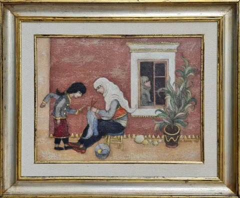 NURİ ABAÇ — “İsimsiz” "İsimsiz" eseri NURİ ABAÇ tarafından 35x45 cm ölçülerinde Tuval üzeri yağlı boya tekniği ile yapılmıştır.