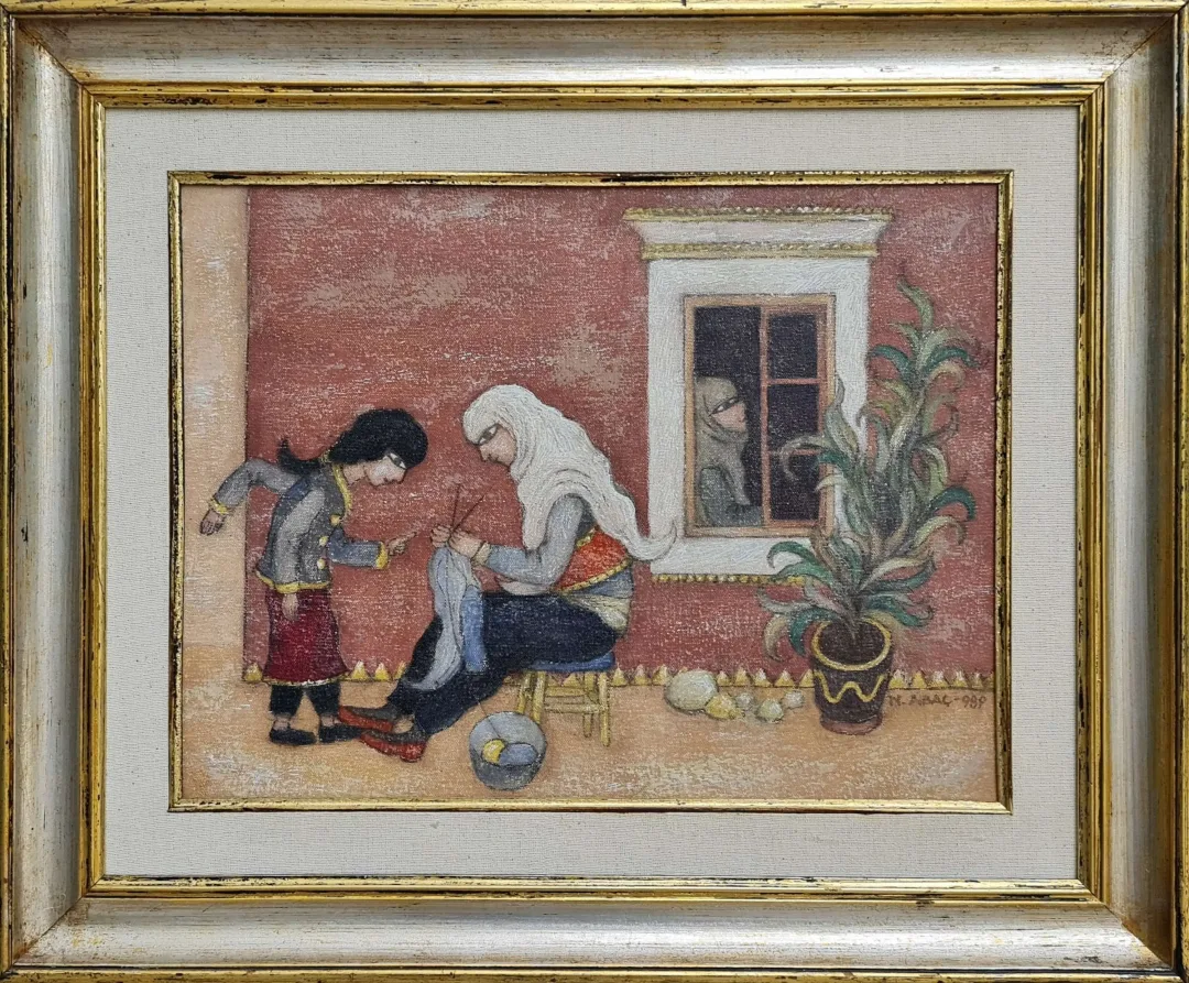 yakınlaştır "İsimsiz" eseri NURİ ABAÇ tarafından 35x45 cm ölçülerinde Tuval üzeri yağlı boya tekniği ile yapılmıştır.