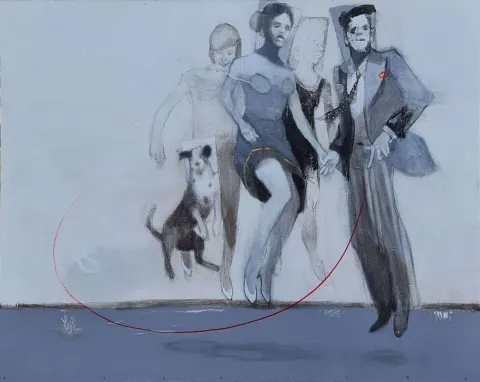 ERCAN AYÇİÇEK — “Untitled”, 2018 "İsimsiz" eseri ERCAN AYÇİÇEK tarafından 2018 yılında 80x100 cm ölçülerinde Tuval üzeri akrilik boya tekniği ile yapılmıştır.
