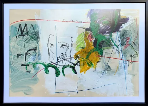 "İsimsiz" eseri KEMAL ÖNSOY tarafından 67x99 cm ölçülerinde Kağıt üzeri yağlı boya tekniği ile yapılmıştır.