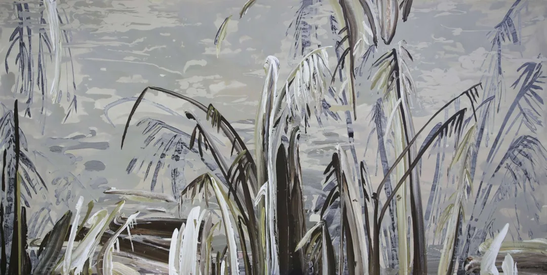 YILDIZ DOYRAN — “İsimsiz”, 2020 "İsimsiz" eseri YILDIZ DOYRAN tarafından 2020 yılında 150x300 cm ölçülerinde Tuval üzeri akrilik boya tekniği ile yapılmıştır.