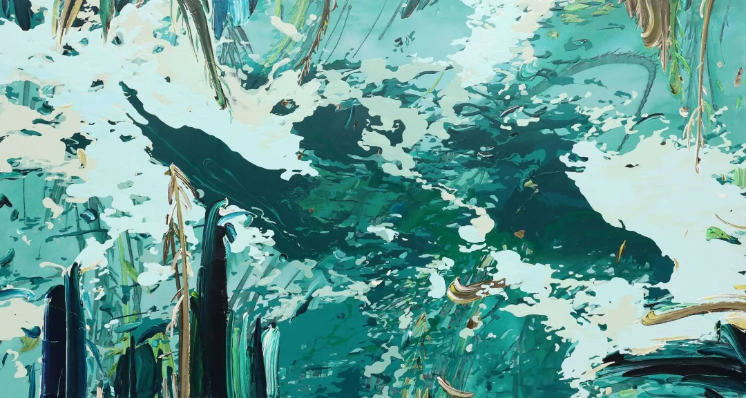 YILDIZ DOYRAN — “İsimsiz”, 2021 "İsimsiz" eseri YILDIZ DOYRAN tarafından 2021 yılında 160x300 cm ölçülerinde Tuval üzeri akrilik boya tekniği ile yapılmıştır.