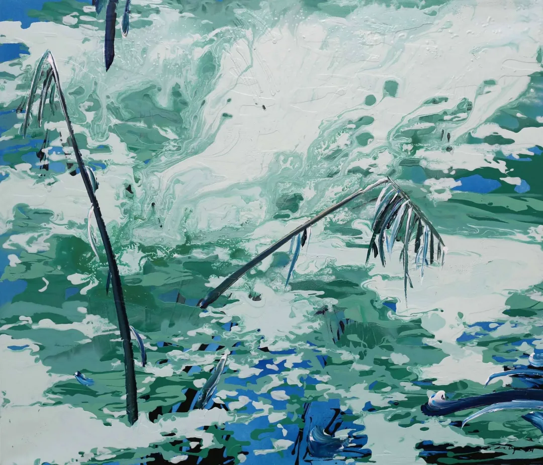 YILDIZ DOYRAN — “İsimsiz”, 2021 "İsimsiz" eseri YILDIZ DOYRAN tarafından 2021 yılında 120x140 cm ölçülerinde Tuval üzeri akrilik boya tekniği ile yapılmıştır.