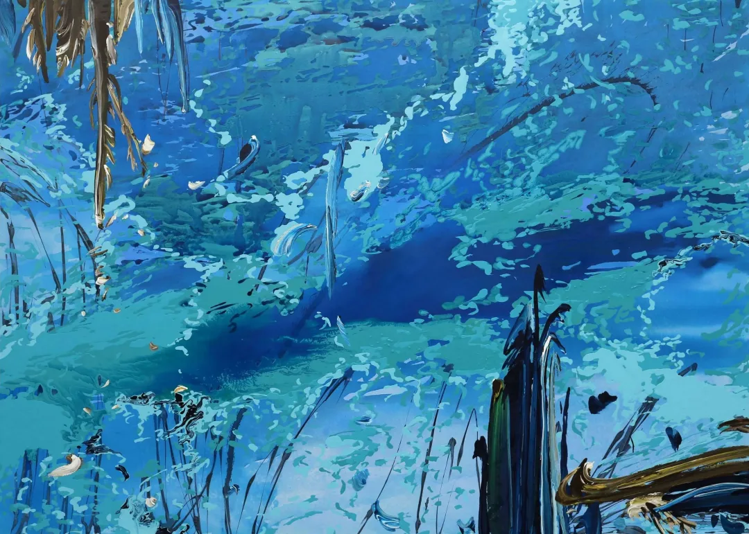 YILDIZ DOYRAN — “İsimsiz”, 2021 "İsimsiz" eseri YILDIZ DOYRAN tarafından 2021 yılında 200x280 cm ölçülerinde Tuval üzeri akrilik boya tekniği ile yapılmıştır.