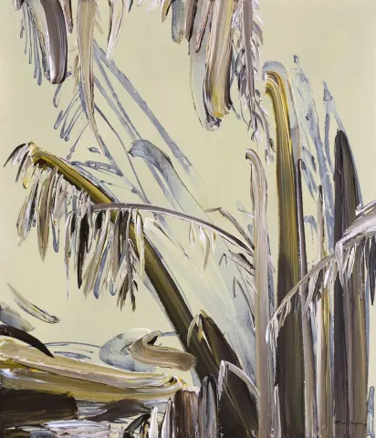 YILDIZ DOYRAN — “İsimsiz”, 2021 "İsimsiz" eseri YILDIZ DOYRAN tarafından 2021 yılında 150x130 cm ölçülerinde Tuval üzeri akrilik boya tekniği ile yapılmıştır.