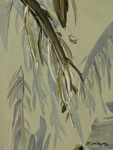 YILDIZ DOYRAN — “İsimsiz”, 2021 "İsimsiz" eseri YILDIZ DOYRAN tarafından 2021 yılında 40x30 cm ölçülerinde Tuval üzeri akrilik boya tekniği ile yapılmıştır.