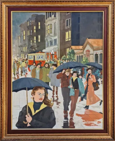 "İsimsiz" eseri FARUK CİMOK tarafından 1999 yılında 80x60 cm ölçülerinde Tuval üzeri yağlı boya tekniği ile yapılmıştır.