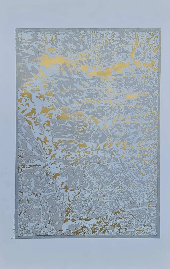 "İsimsiz" eseri DEVRİM ERBİL tarafından 2011 yılında 100x70 cm ölçülerinde Serigrafi tekniği ile yapılmıştır.