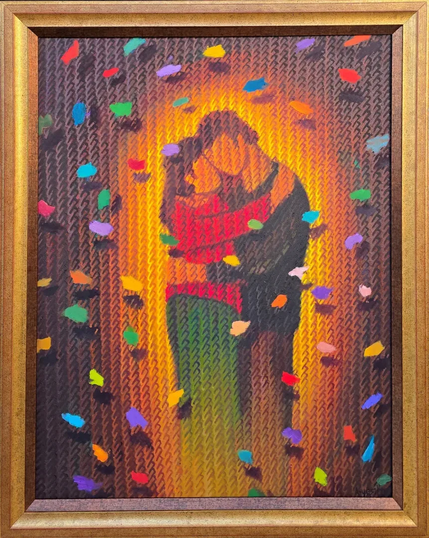 yakınlaştır "Corona İkonu" eseri AHMET YEŞİL tarafından 2020 yılında 85x65 cm ölçülerinde Tuval üzeri yağlı boya tekniği ile yapılmıştır.