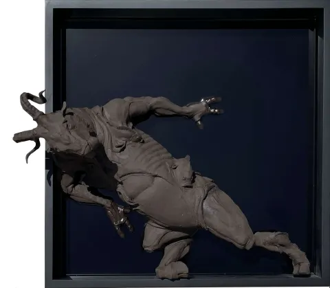"Antroposen-1" eseri BUĞRA ÖZER tarafından 2024 yılında 60x60x15 cm ölçülerinde Serbest Elle Şekillendirme, Porselen, 1245°C tekniği ile yapılmıştır.