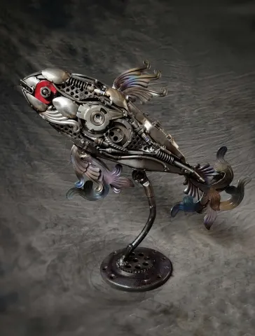 MUSTAFA TUĞRUL — “Balık”, 2024 "Balık" eseri MUSTAFA TUĞRUL tarafından 2024 yılında 56x57x20 cm ölçülerinde Metal tekniği ile yapılmıştır.