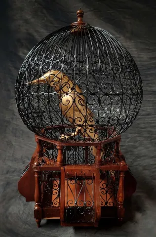MUSTAFA TUĞRUL — “Altın Özgürlük”, 2024 "Altın Özgürlük" eseri MUSTAFA TUĞRUL tarafından 2024 yılında 57x33x33 cm ölçülerinde Metal ve Ahşap tekniği ile yapılmıştır.