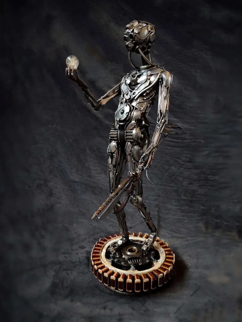 yakınlaştır "Karahindiba Hasadı" eseri MUSTAFA TUĞRUL tarafından 2024 yılında 74x47x30 cm ölçülerinde Metal tekniği ile yapılmıştır.