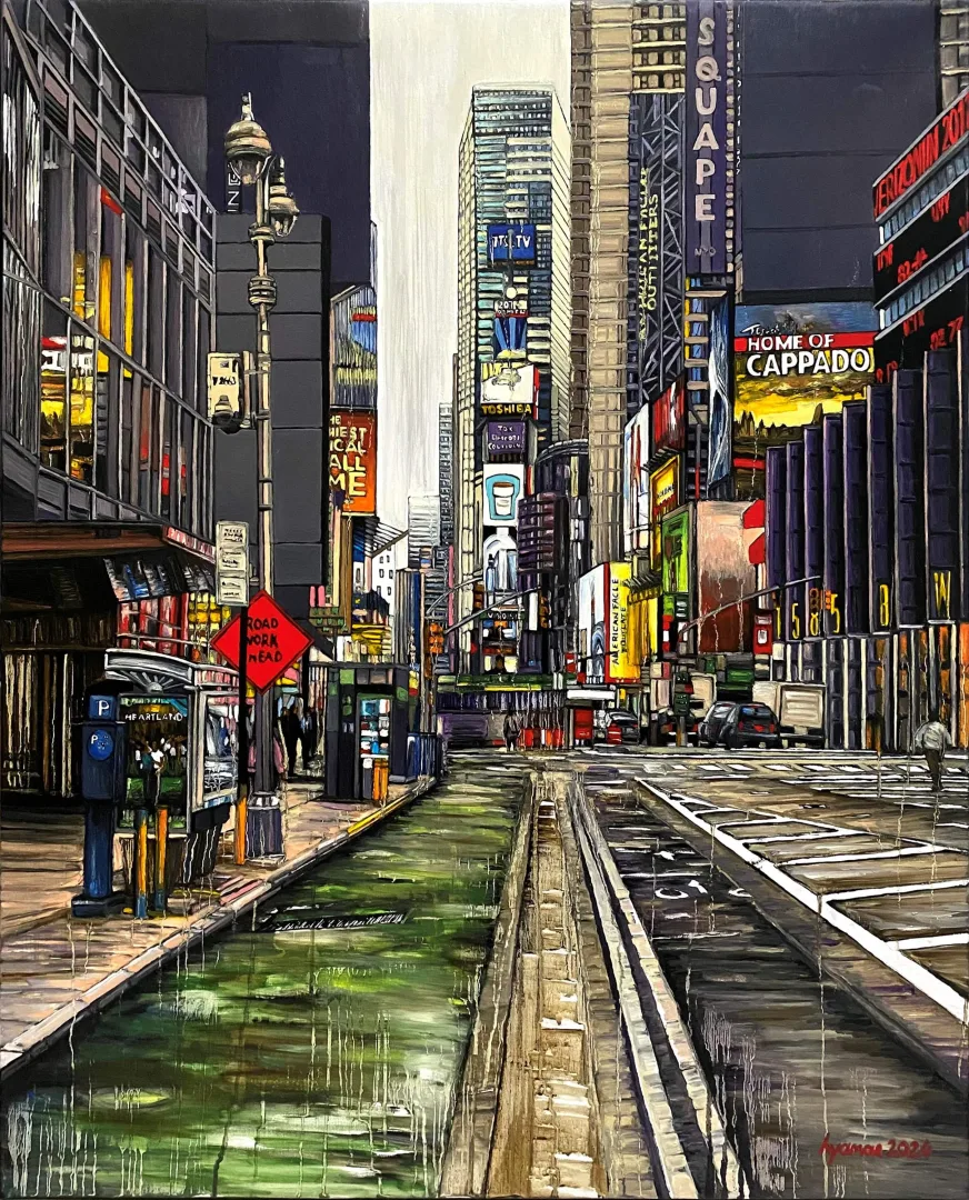 "İsimsiz" eseri HATİCE YAMAN tarafından 2024 yılında 100x80 cm ölçülerinde Tuval üzeri yağlı boya tekniği ile yapılmıştır.