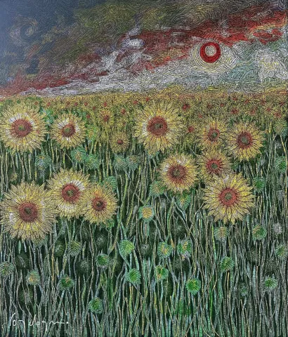"Bakmayanlar" eseri MURAT ÖZDOĞRU tarafından 2024 yılında 140x120 cm ölçülerinde Tuval üzeri akrilik boya tekniği ile yapılmıştır.