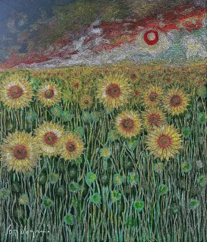 "Bakmayanlar" eseri MURAT ÖZDOĞRU tarafından 2024 yılında 140x120 cm ölçülerinde Tuval üzeri akrilik boya tekniği ile yapılmıştır.