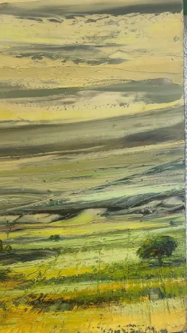 "Yalnız Ağaçlar 2" eseri TOLGA BOZTOPRAK tarafından 2019 yılında 80x50 cm ölçülerinde Tuval üzeri yağlı boya tekniği ile yapılmıştır.