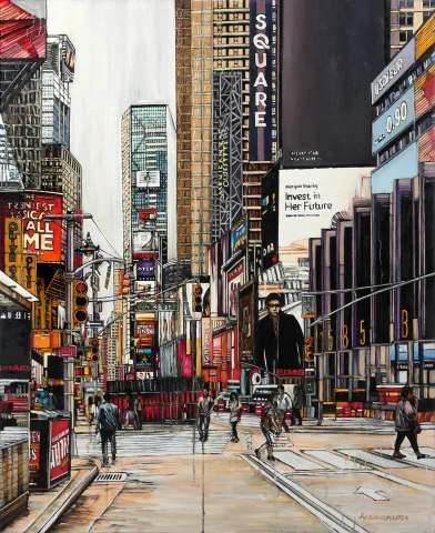 HATİCE YAMAN — “Untitled”, 2024 "İsimsiz" eseri HATİCE YAMAN tarafından 2024 yılında 100x80 cm ölçülerinde Tuval üzeri yağlı boya tekniği ile yapılmıştır.