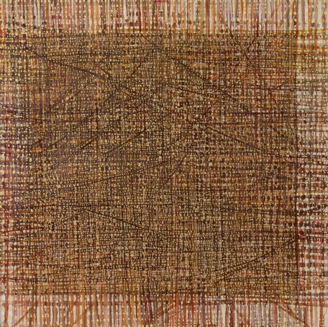 yakınlaştır "Şiirsel Ritim" eseri DEVRİM ERBİL tarafından 2012 yılında 150x150 cm ölçülerinde Tuval üzeri yağlı boya tekniği ile yapılmıştır.