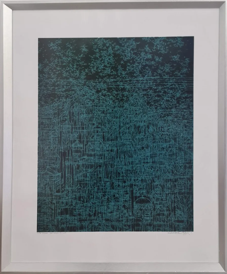 yakınlaştır "Anadolu çeşitlemesi" eseri DEVRİM ERBİL tarafından 2017 yılında 100x70 cm ölçülerinde Serigrafi 14/50 tekniği ile yapılmıştır.