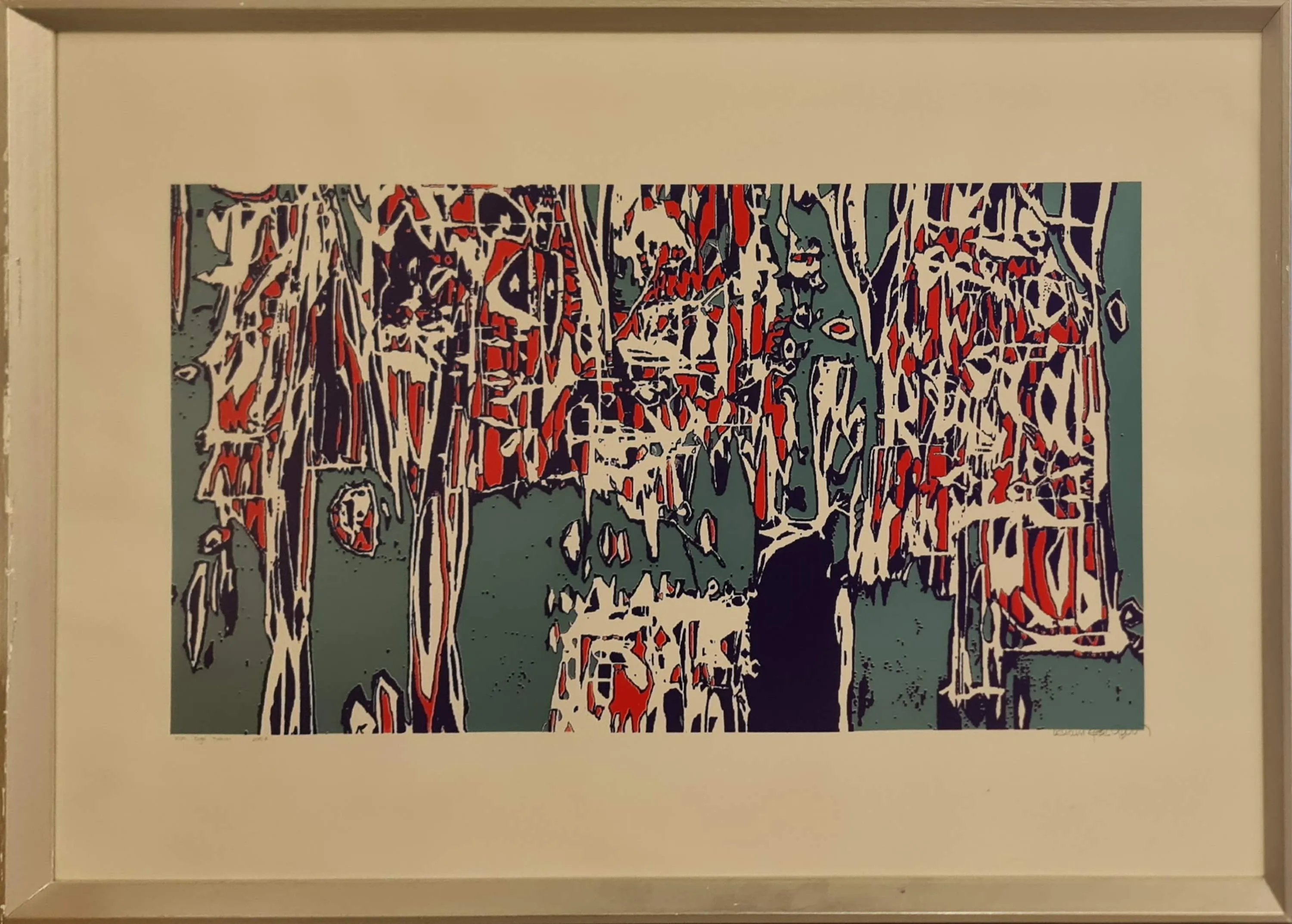 "Doğa tutkusu" eseri DEVRİM ERBİL tarafından 2013 yılında 70x100 cm ölçülerinde Serigrafi 7/25 tekniği ile yapılmıştır.