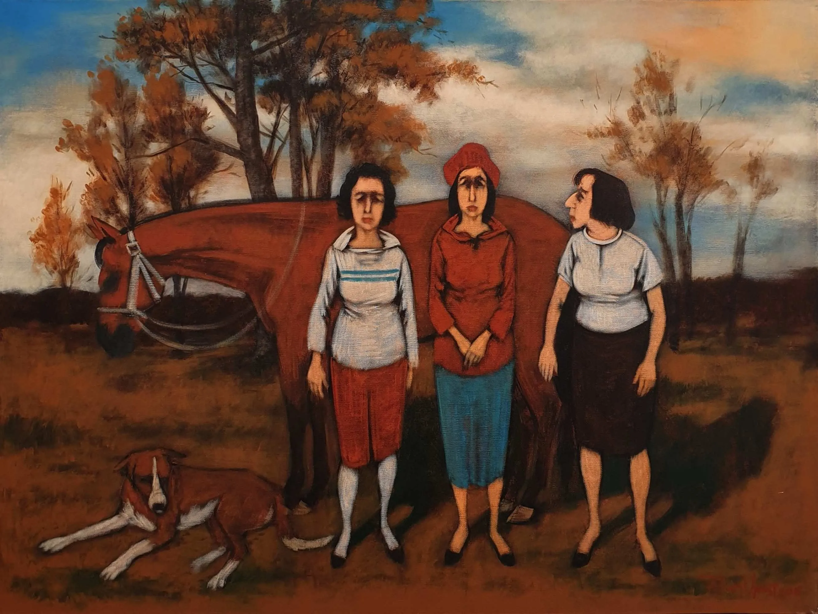 "İsimsiz" eseri ORHAN UMUT tarafından 2019 yılında 60x80 cm ölçülerinde Tuval üzeri akrilik boya tekniği ile yapılmıştır.