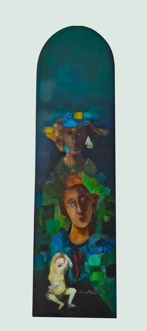 FATMA KARA — “İsimsiz”, 2023 "İsimsiz" eseri FATMA KARA tarafından 2023 yılında 21x11x10 cm ölçülerinde yapılmıştır.