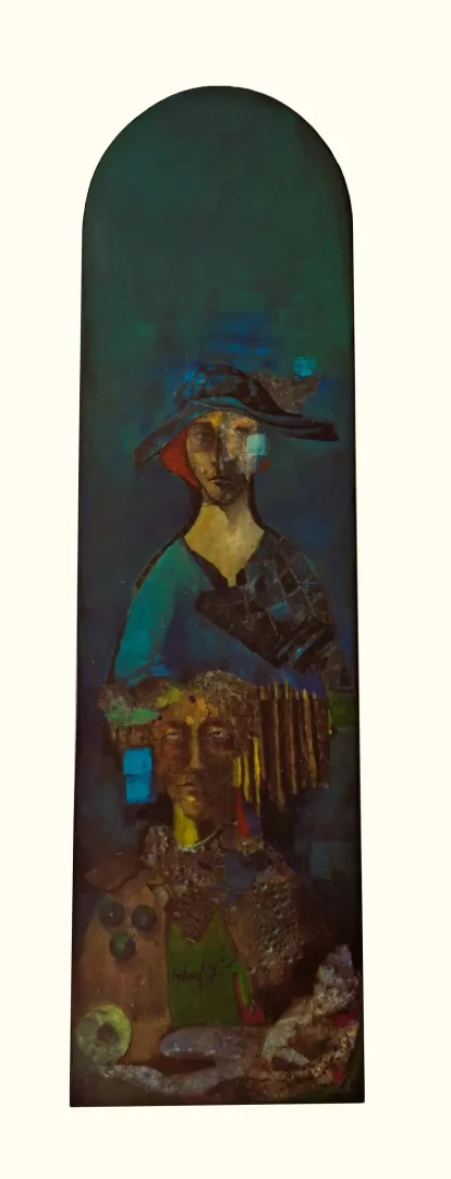 FATMA KARA — “İsimsiz”, 2023 "İsimsiz" eseri FATMA KARA tarafından 2023 yılında 21x11x10 cm ölçülerinde yapılmıştır.