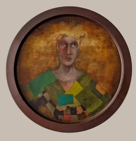FATMA KARA — “İsimsiz”, 2023 "İsimsiz" eseri FATMA KARA tarafından 2023 yılında 50x40 cm ölçülerinde yapılmıştır.