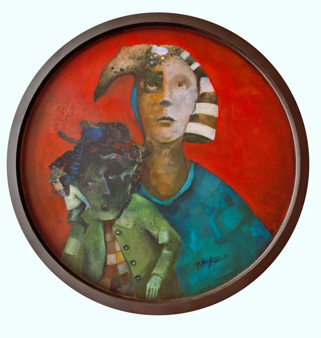 FATMA KARA — “İsimsiz”, 2023 "İsimsiz" eseri FATMA KARA tarafından 2023 yılında 60x80 cm ölçülerinde yapılmıştır.