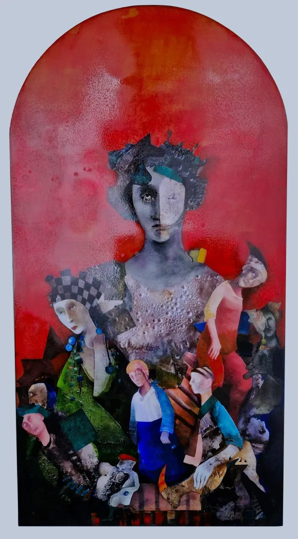 FATMA KARA — “İsimsiz”, 2023 "İsimsiz" eseri FATMA KARA tarafından 2023 yılında 134x120x35 cm ölçülerinde yapılmıştır.