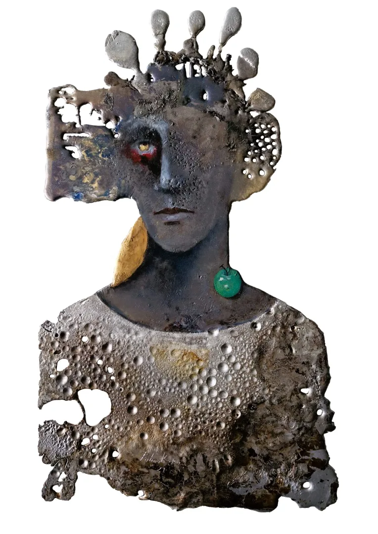 yakınlaştır "Tavanannalar / Hittite Queens" eseri FATMA KARA tarafından 2021 yılında 60x50 cm ölçülerinde 0 tekniği ile yapılmıştır.