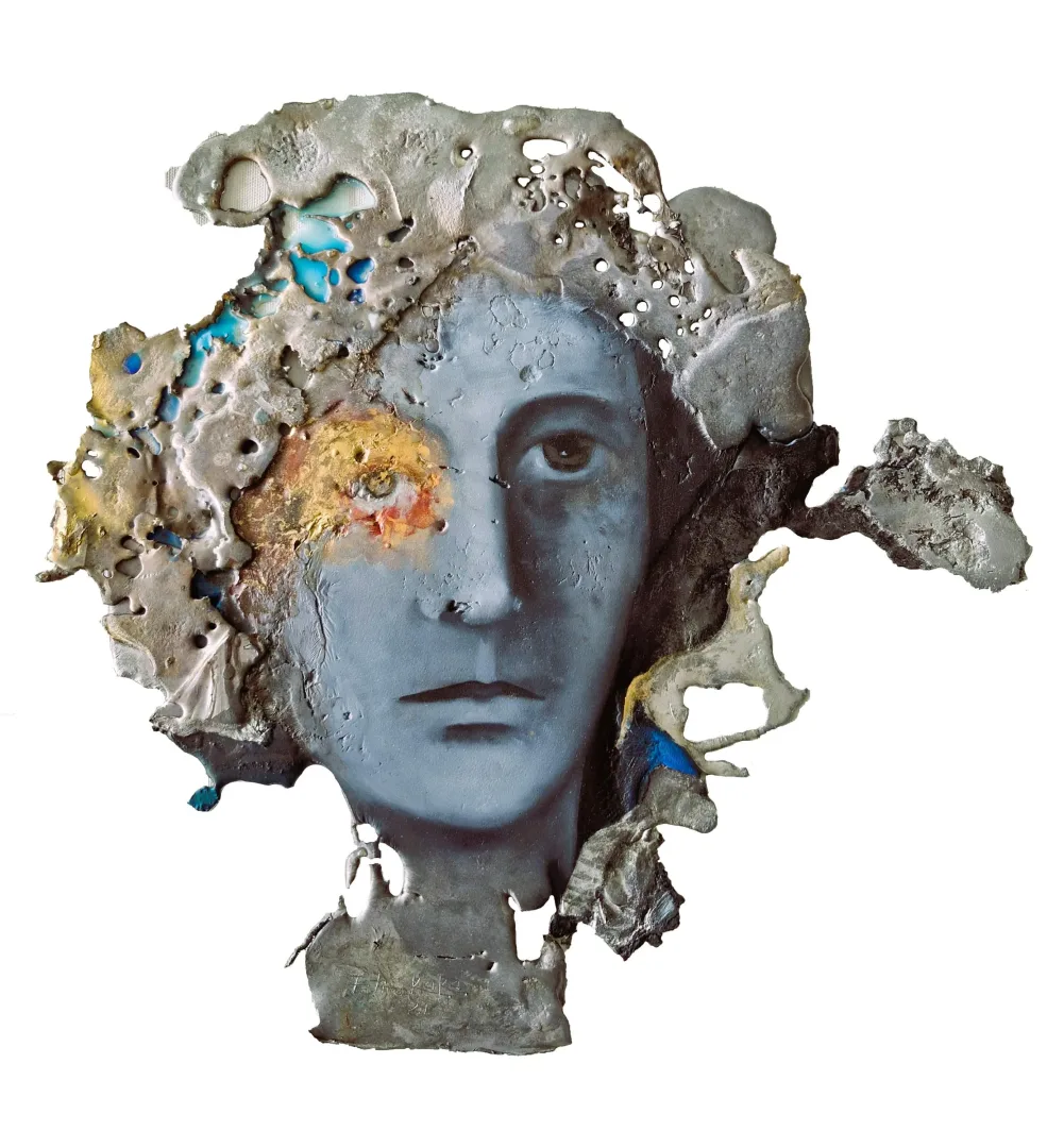 FATMA KARA — “İsimsiz”, 2021 "İsimsiz" eseri FATMA KARA tarafından 2021 yılında 200x80 cm ölçülerinde yapılmıştır.