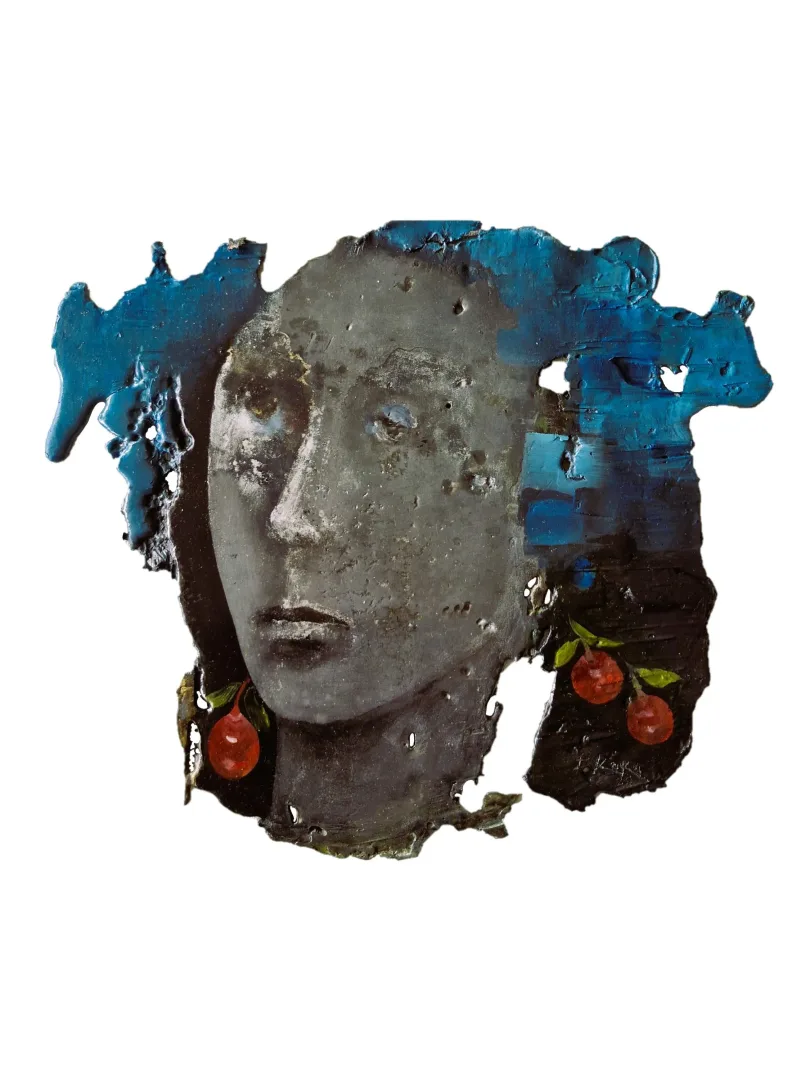 FATMA KARA — “İsimsiz”, 2020 "İsimsiz" eseri FATMA KARA tarafından 2020 yılında 60x50 cm ölçülerinde yapılmıştır.