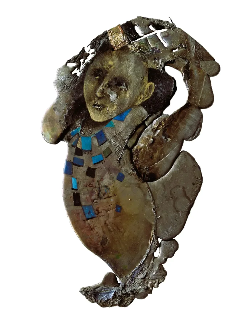 FATMA KARA — “İsimsiz”, 2020 "İsimsiz" eseri FATMA KARA tarafından 2020 yılında 14x14x9 cm ölçülerinde yapılmıştır.