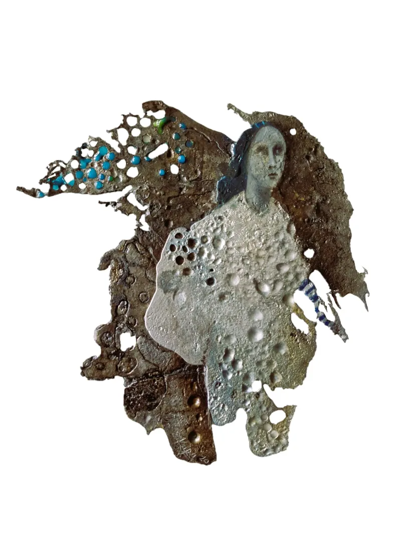 FATMA KARA — “İsimsiz”, 2020 "İsimsiz" eseri FATMA KARA tarafından 2020 yılında 130x162 cm ölçülerinde yapılmıştır.