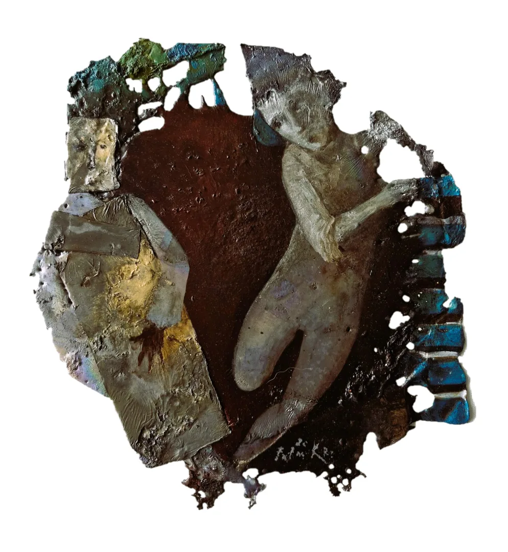 FATMA KARA — “İsimsiz”, 2020 "İsimsiz" eseri FATMA KARA tarafından 2020 yılında 40x30 cm ölçülerinde yapılmıştır.