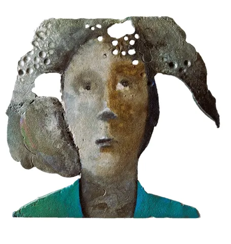 FATMA KARA — “İsimsiz”, 2020 "İsimsiz" eseri FATMA KARA tarafından 2020 yılında 45x35 cm ölçülerinde 0 tekniği ile yapılmıştır.
