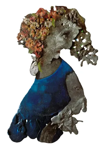 FATMA KARA — “İsimsiz”, 2020 "İsimsiz" eseri FATMA KARA tarafından 2020 yılında 50x40 cm ölçülerinde 0 tekniği ile yapılmıştır.