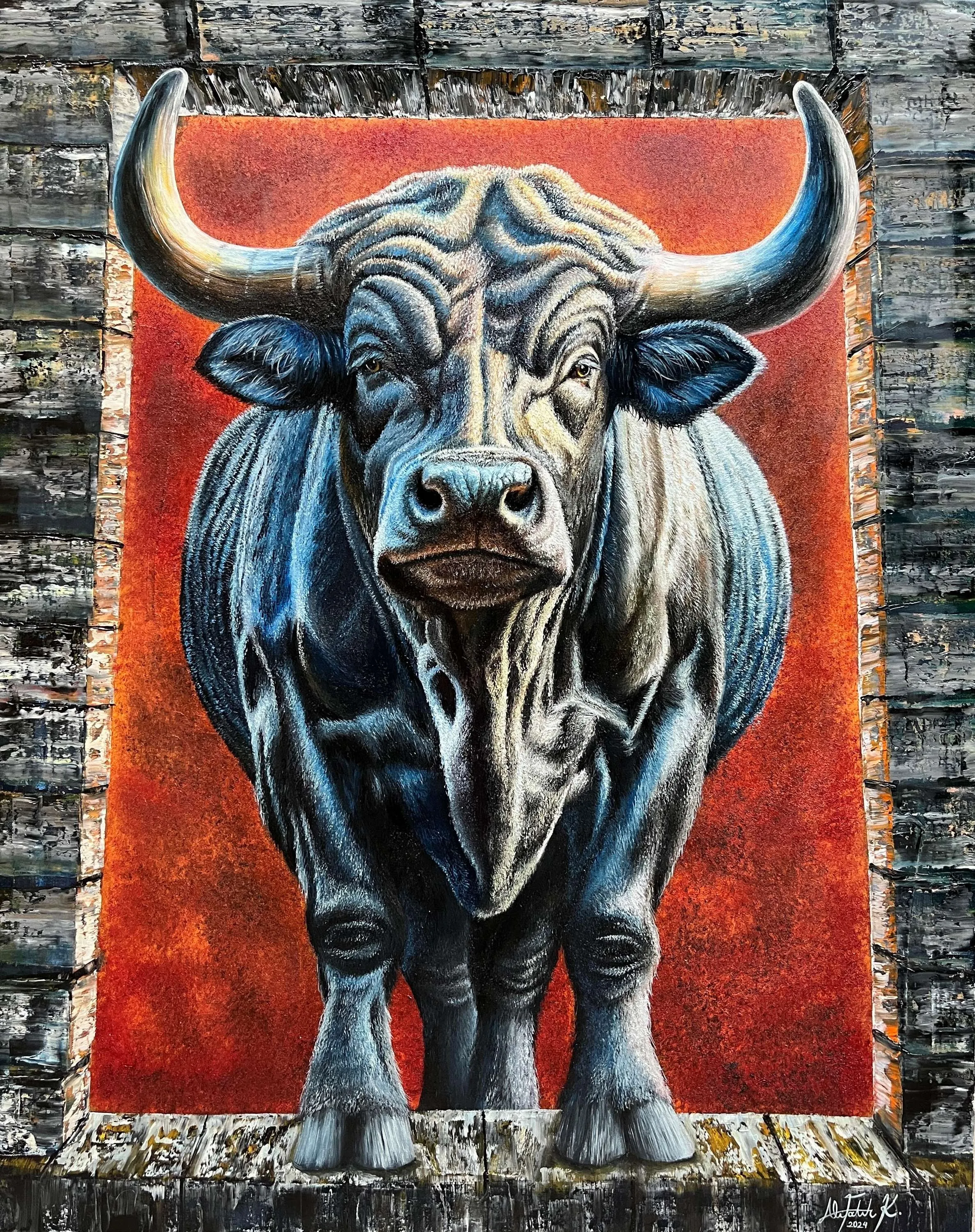 "Kapı--IV" eseri ALİ FATİH KÜÇÜKOSMANOĞLU tarafından 2024 yılında 100x80 cm ölçülerinde Tuval üzeri yağlı boya tekniği ile yapılmıştır.