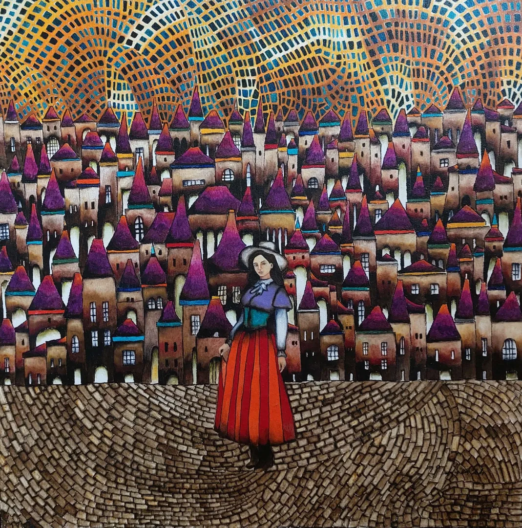 yakınlaştır "Avalon'un Sisleri" eseri BİNNUR YÜCEBAŞ RUOCCO tarafından 2024 yılında 60x60 cm ölçülerinde Tuval üzeri yağlı boya tekniği ile yapılmıştır.