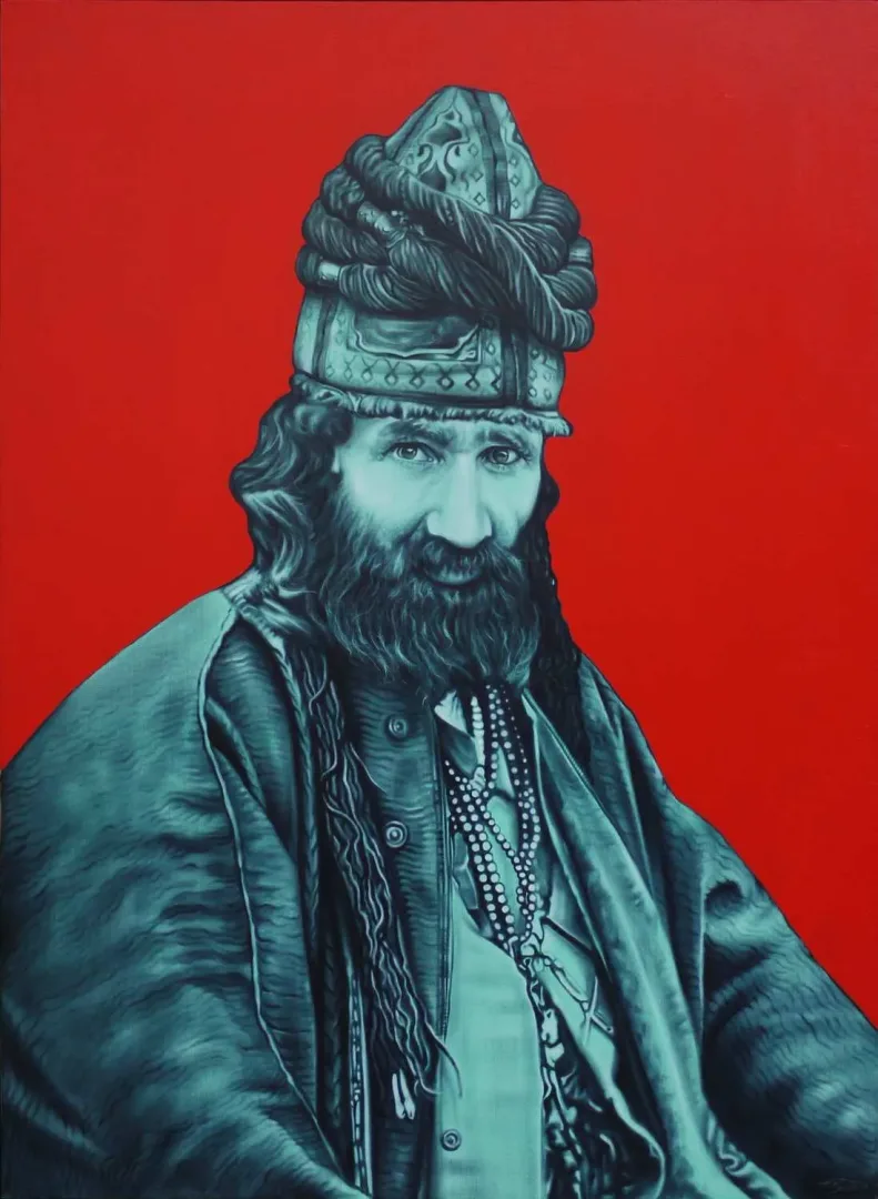 yakınlaştır "Muhammed'e Gelen Elma da Kırmızı" eseri HASAN BASRİ İNAN tarafından 2024 yılında 150x110 cm ölçülerinde Tuval üzeri yağlı boya tekniği ile yapılmıştır.
