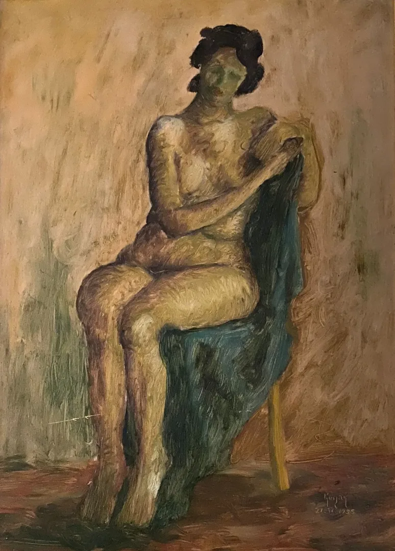KENAN DEĞER — “İsimsiz”, 1995 "İsimsiz" eseri KENAN DEĞER tarafından 1995 yılında 43x31 cm ölçülerinde Tuval üzeri yağlı boya tekniği ile yapılmıştır.